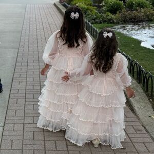 Petite Amelie Ruffled Dresses for Girls